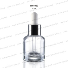 Cosmetic Glass Essential Oils Bottle Manufacturers White Dropper Bottle 15ml 30ml 50ml